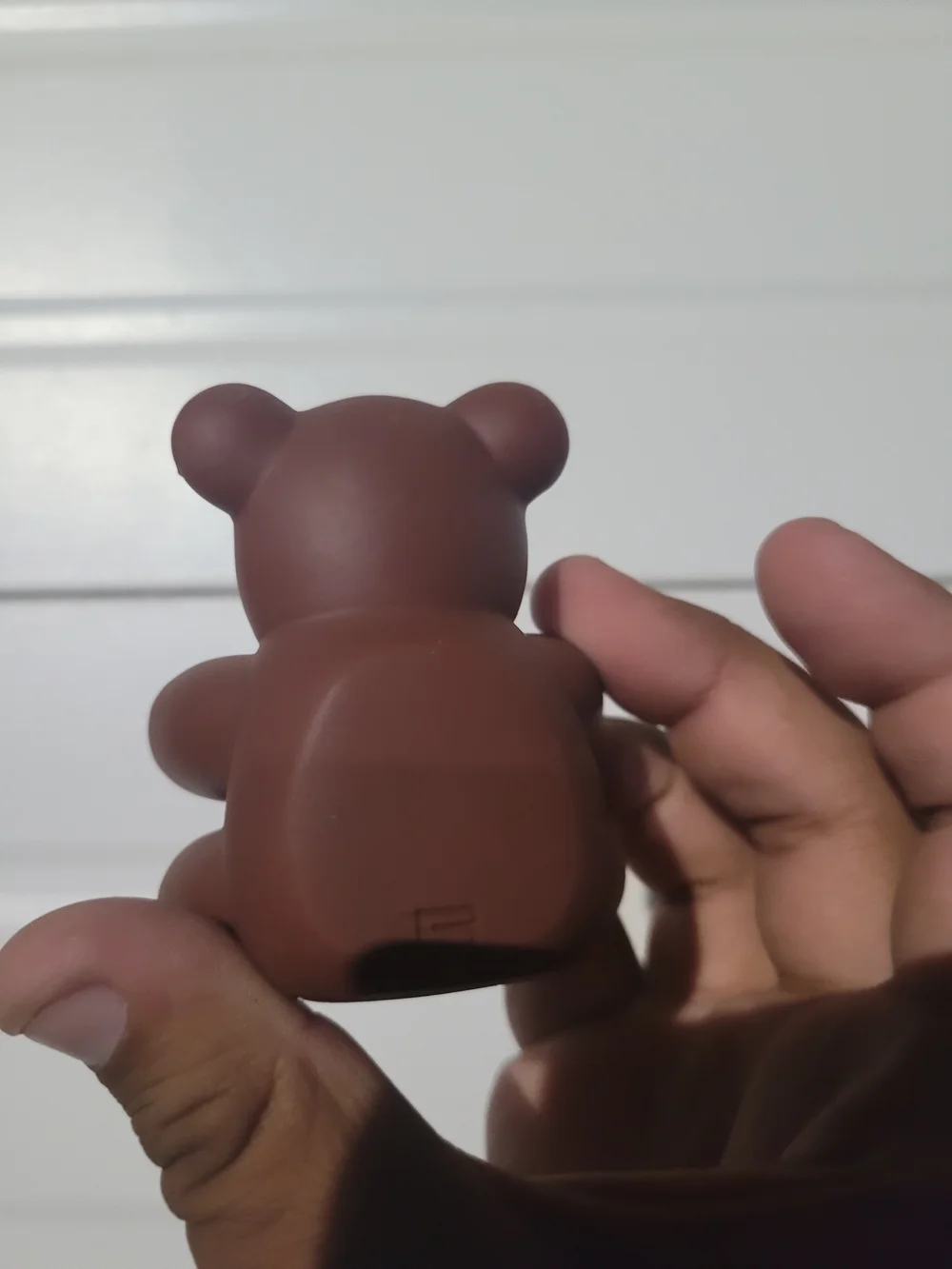 Vintage 1985 Squeaky Toy PVC Teddy Bear Ross Laboratories Similac Figure #80s